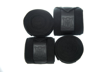 LAST CHANCE Black Mattes Fleece Bandages