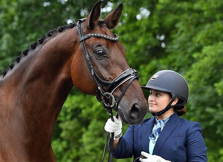 SALE TCS Nassau Black mat/white snaffle