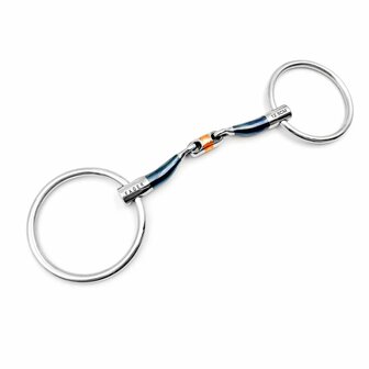 Mattias Dubbelgebroken sweet iron D-ring (Fager)