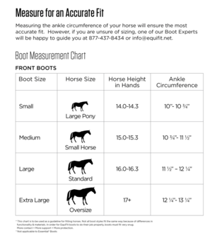 EQ-TEQ&trade; FRONT and back BOOT BROWN Custom equifit