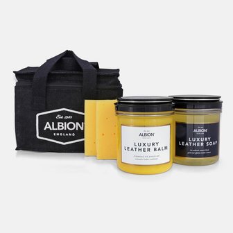 Albion leder verzorg kit (5-delig)