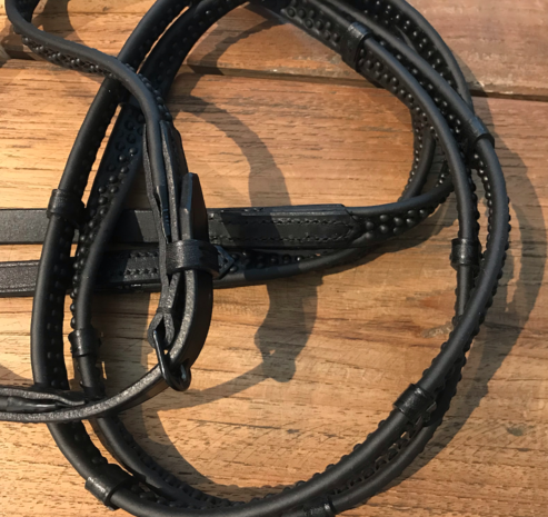 Bridle & Ride Trens teugels extra soepel biogrip met stops