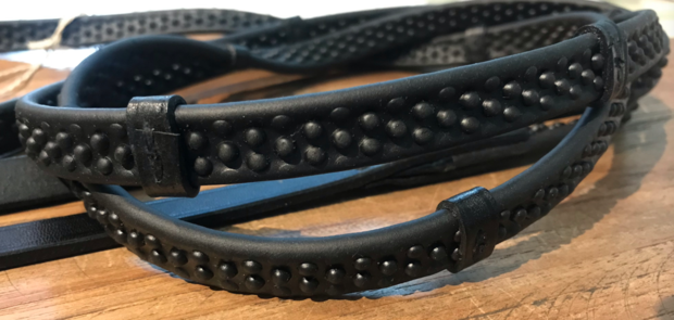 Bridle & Ride Trens teugels extra soepel biogrip met stops