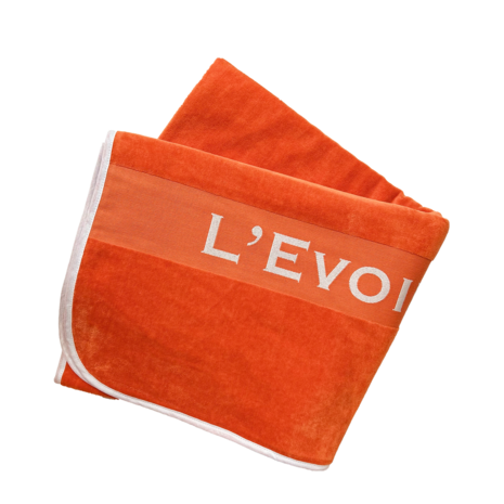 L'Evoine TERRA ORANGE Terry Blanket 