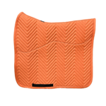 L'Evoine PASTEL ORANGE Saddlepad Alpaca lining dressage