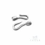 LAST CHANCE BLACK Non swivel hook Fager